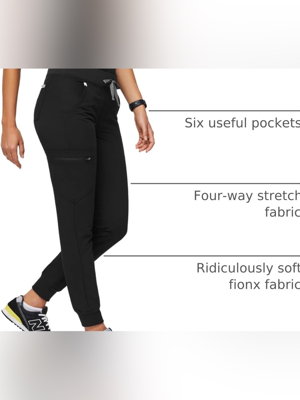 FIGS Zamora Jogger Scrub Pants for Women — Slim Fit. NWT - Picture 2 of 5